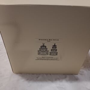 Lenox Cream Stackable Box Votive